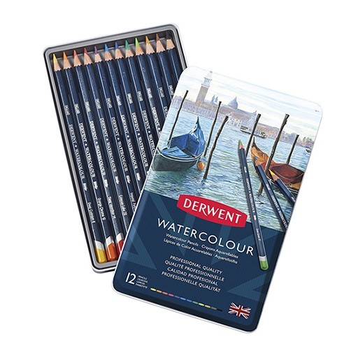 DERWENT WATERCOLOUR METAL TINS