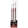 ESCODA SIGNATURE COLLECTION ALVARO CASTAGNET SETS OF 3 PRADO BRUSHES TAME SYNTHETIC FIBRE SERIES 8601