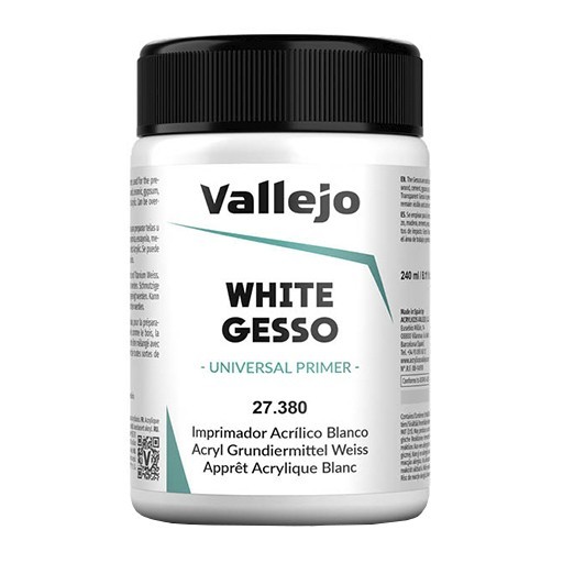 VALLEJO WHITE GESSO PRIMER NO. 100