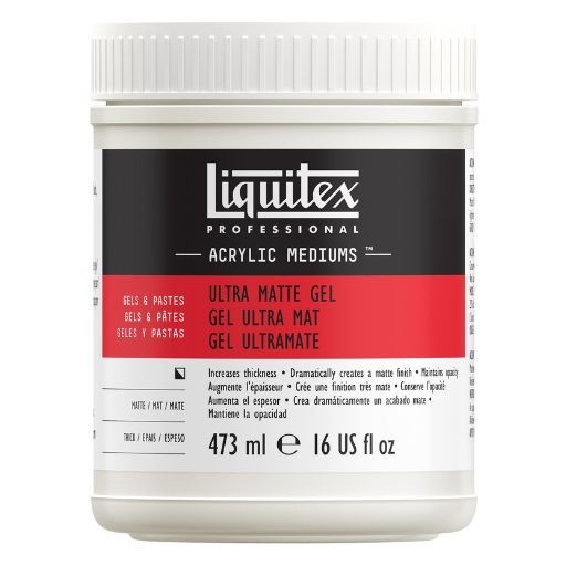 LIQUITEX GEL MÉDIUM VOLUMIZ. MATE OPACO GELEX / ULTRA MATTE GEL