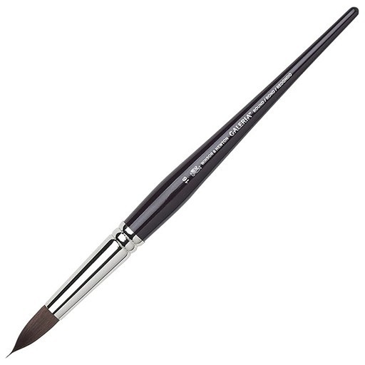 WINSOR & NEWTON GALERIA ROUND BRUSH SHORT HANDLE