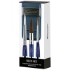 ESCODA TRAVEL BRUSH SET IN FABRIC CANVAS CASE - BLUE SET SERIES 1271