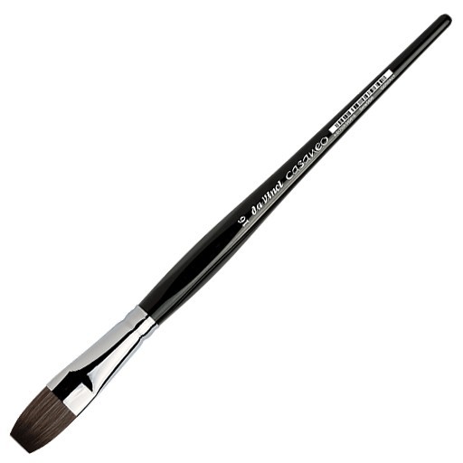 DA VINCI CASANEO FLAT BRUSH SYNTHETIC FIBRE FOR WATERCOLOUR SHORT HANDLE SERIES 5898