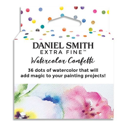 DANIEL SMITH WATERCOLOUR CONFETTI DOT CARDS 36 COLOURS