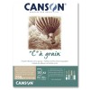 CANSON C A GRAIN MIXED MEDIA PAD OCHRE & GREY 250 G