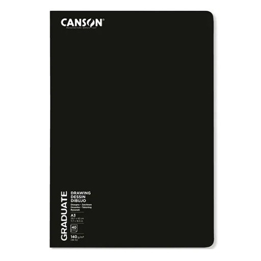 CANSON GRADUATE SKETCHING AND DRAWING BOOK 140 G