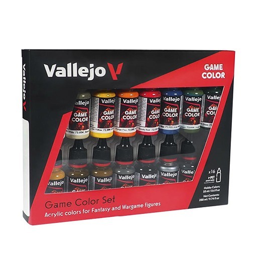 VALLEJO GAME COLOR SET 16 COLORES INTRODUCCIÓN 72299