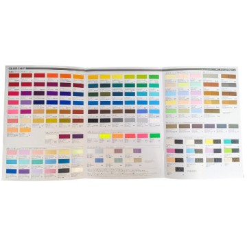 TURNER ACRYL GOUACHE COLOUR CHART 150 COLOURS