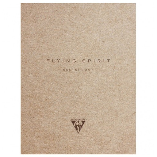 CLAIREFONTAINE CUADERNO FLYING SPIRIT PAPEL BEIGE 90 G TAPA BLANDA ENCUADERNACIÓN COSIDA