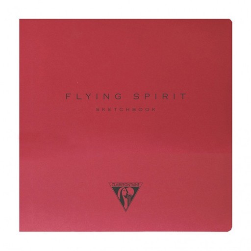 CLAIREFONTAINE CUADERNO FLYING SPIRIT ROJO 90 G TAPA BLANDA ENCUADERNACIÓN COSIDA