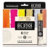 SENNELIER EXTRA FINE OIL STICK SET 6 FLUORESCENTES Y METÁLICOS