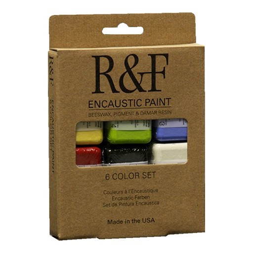 R&F ENCAUSTIC PAINT INTRODUCTORY SET 6 X 40 ML BLÖCKE