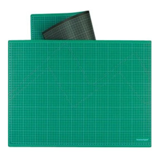 TRANSOTYPE GREEN/BLACK CUTTING MAT