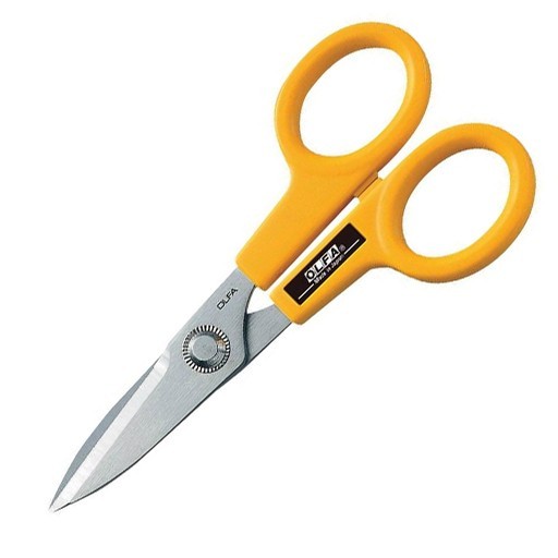 OLFA STAINLESS STEEL PRO HEAVY-DUTY SCISSORS SCS