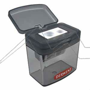 Aluminium Double Pencil Sharpener With Reservoir