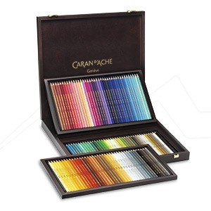 Caran d'Ache Neocolor I Permanent Wax Pastels Metal Box Set of 30, Assorted  Colors