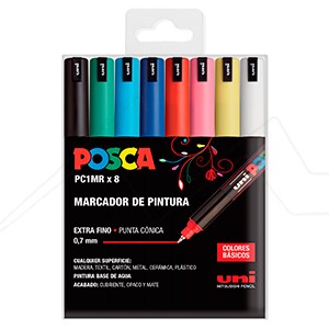Posca PC-1MR 0.7mm Collection Assorted Colours Set of 16