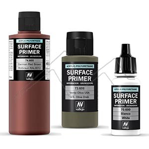 Vallejo Acrylic Polyurethane, 17ml, Black Primer
