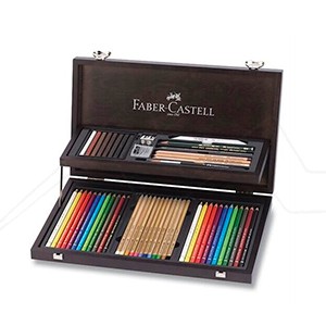Set of Polychromos pencils in wooden case - Faber-Castell - 48 pcs.