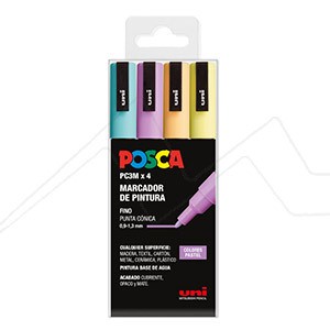 UNI POSCA Acrylic Paint Marker PC3M 0.9 - 1.5 mm Medium Bullet Tip