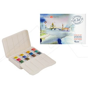 White Nights® Watercolor St.Petersburg Extra Fine Set Tube 12 x 10ml IWS  Recommended Professional Artist St.Petersburg