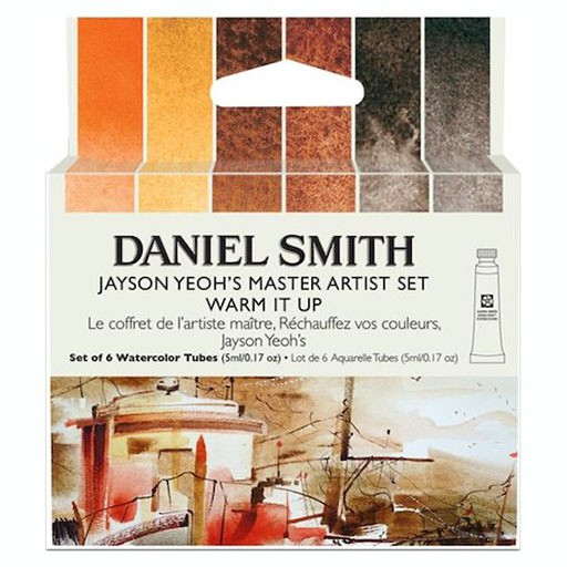 Daniel Smith Extra Fine Watercolor - Raffaele Ciccaleni's Master Artist Set I Traditional and Modern, Set of 6, 5 ml Tubes
