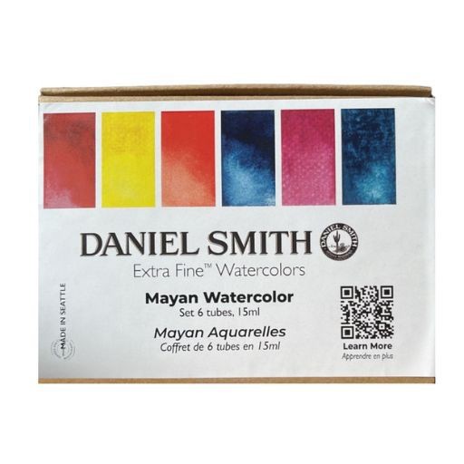 DANIEL SMITH MAYAN WATERCOLOR SET - SET OF 6 WATERCOLOURS MAYAN SELECTION -  Artemiranda