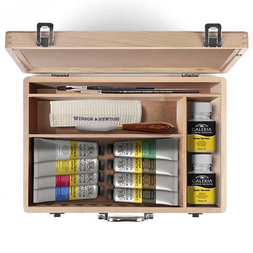 WINSOR & NEWTON ESSENTIAL ACRYLIC GALLERY GIFT BOX