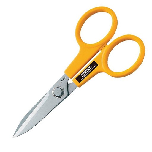 OLFA STAINLESS STEEL PRO HEAVY-DUTY SCISSORS SCS