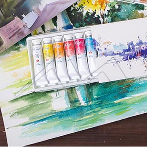 Trying White Nights Watercolor Paints by St Petersburg 