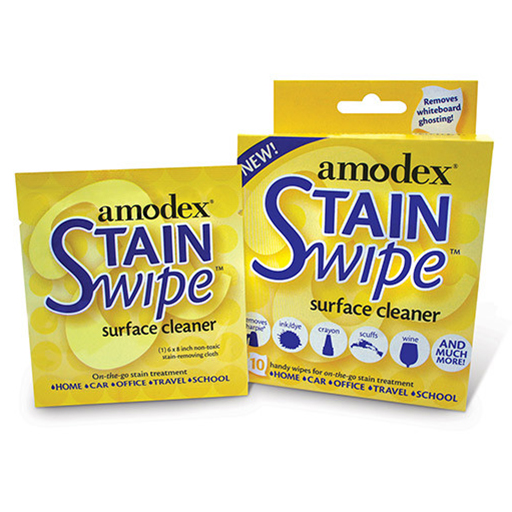 AMODEX STAIN SWIPES FABRIC AND SURFACE CLEANER