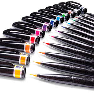 Pentel Sign Pens - Brush Tip Marker – K. A. Artist Shop