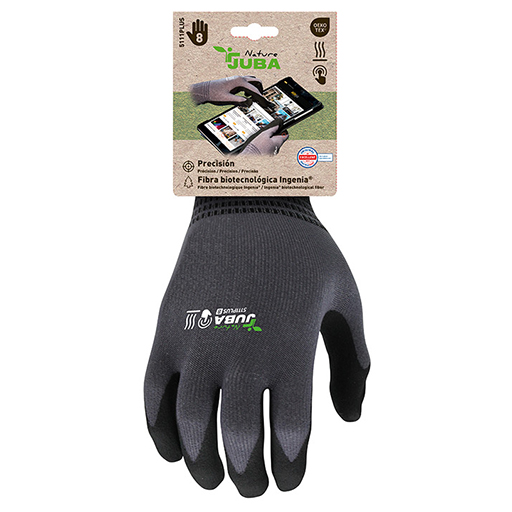 JUBA AGILITY PLUS INGENIA FIBRE GLOVES FOR WORK AND USE WITH TOUCH DEVICES