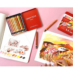 Caran d'Ache, Neocolor II Crayons, 10 Colors 