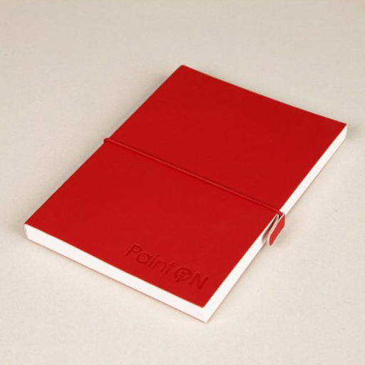 CLAIREFONTAINE PAINT ON ROTES SKIZZENBUCH FADENBINDUNG EXTRA WEISSES MULTITECHNIK PAPIER 250 G