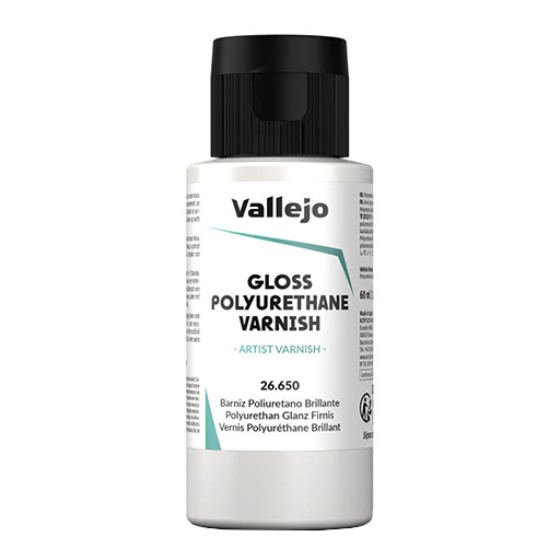 VALLEJO BARNIZ DE POLIURETANO BRILLANTE Nº 650