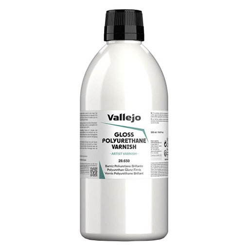 VALLEJO BARNIZ DE POLIURETANO BRILLANTE Nº 650