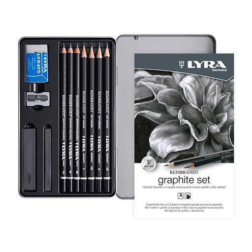 LYRA REMBRANDT ART SPECIALS ESTUCHE DE METAL GRAFITO