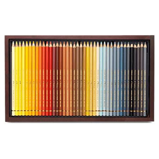 CARAN D´ACHE PABLO WOODEN BOX SET OF 120 WATER-RESISTANT COLOUR PENCILS