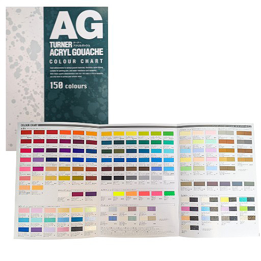 TURNER CARTA DE COLOR ACRYL GOUACHE 150 COLORES