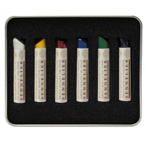 SENNELIER TEST PACK 6 MINI OIL STICKS